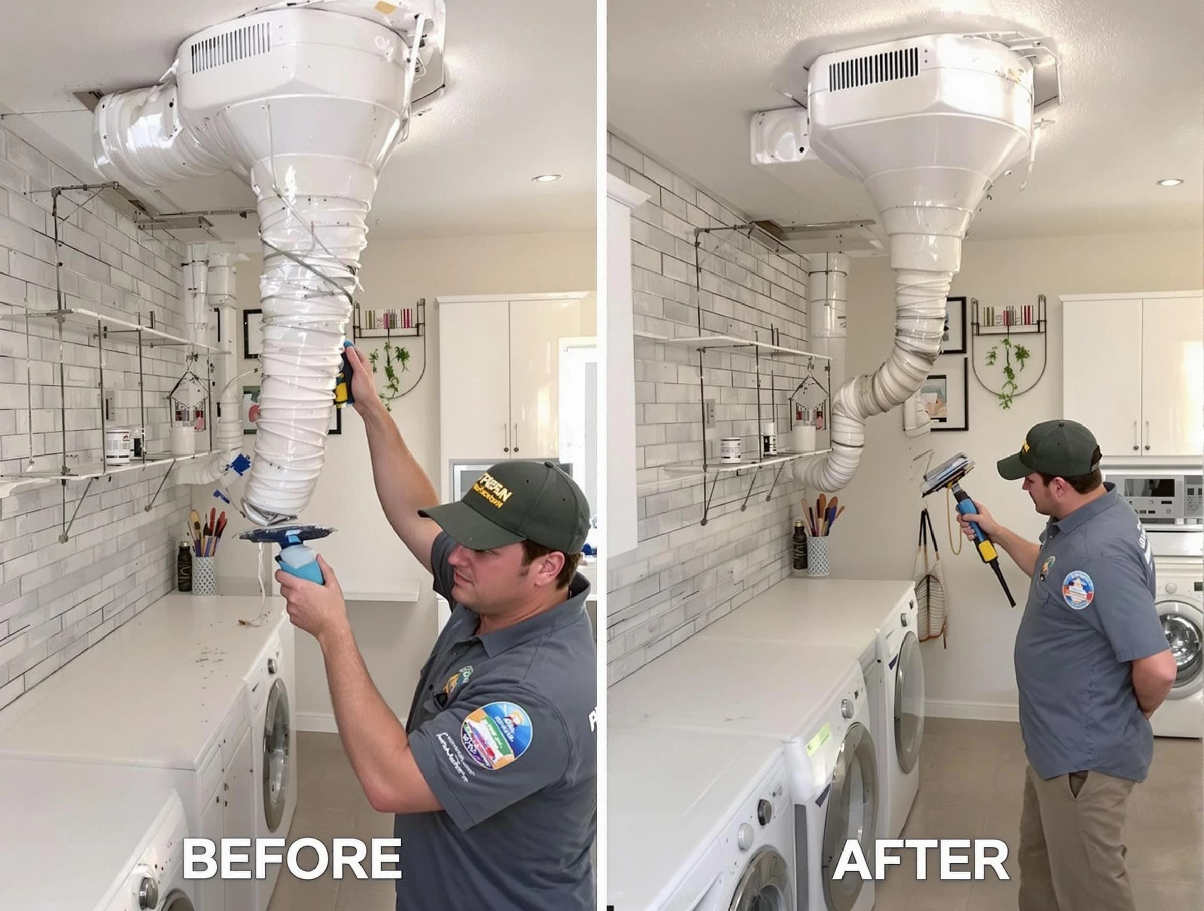 Professional dryer exhaust vent cleaning by Helena Dryer Vent Cleaning in Helena