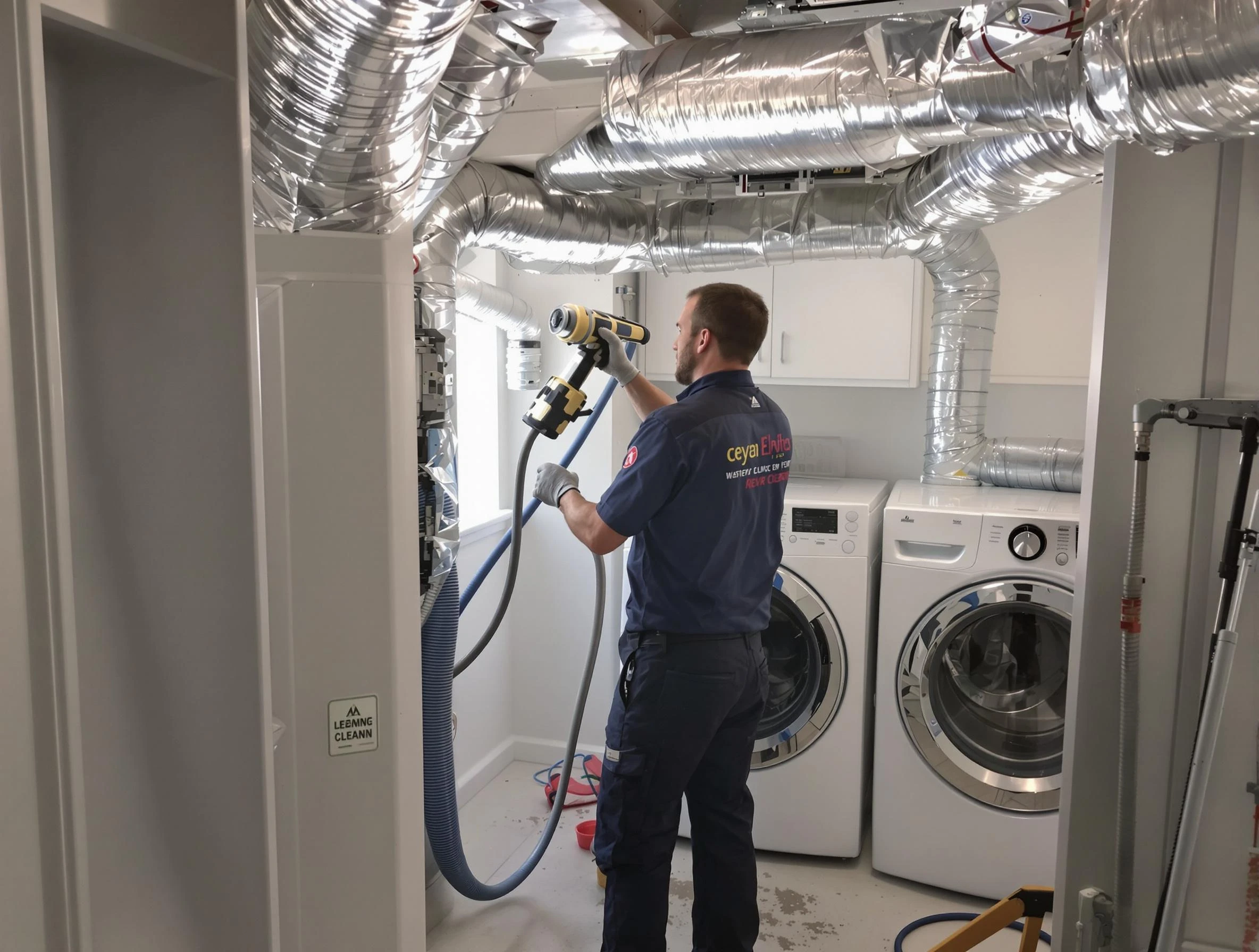 Helena Dryer Vent Cleaning specialist using advanced equipment for thorough duct cleaning in Helena