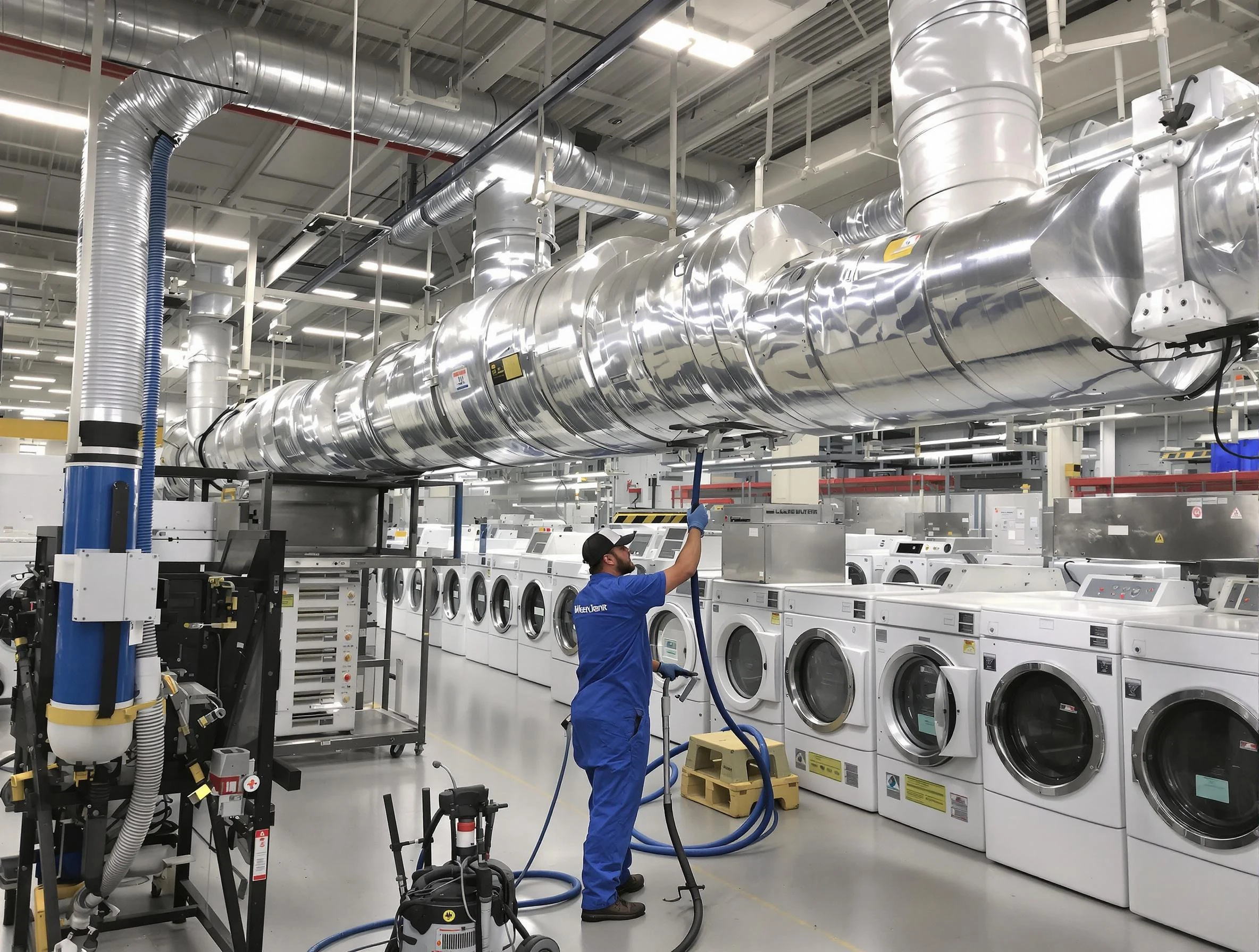 Helena Dryer Vent Cleaning team performing heavy-duty industrial dryer vent cleaning in Helena